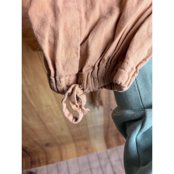 REWASH an American Original Brand Smocked Waist Linen Blend Parachute Pants S - Picture 4 of 7